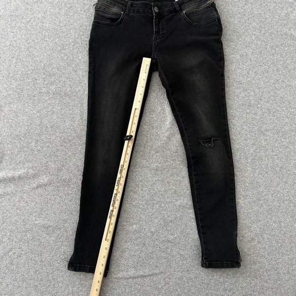 Anine Bing Jeans Womens 30 Low Rise Skinny Black Jax Ankle Zip Stretch - Picture 10 of 11